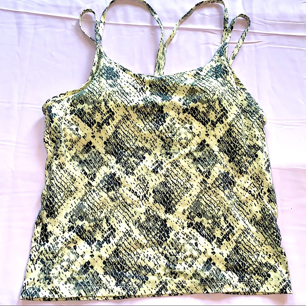 PINK VS Snakeskin Workout Tank